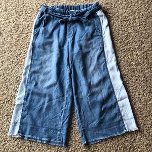 Cloth & stone wide legged capris XS